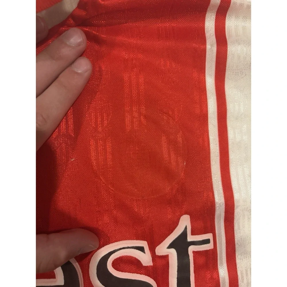 Vintage Adidas AS Monaco 1996-97 Jersey Mens Large Collared Soccer Eurest